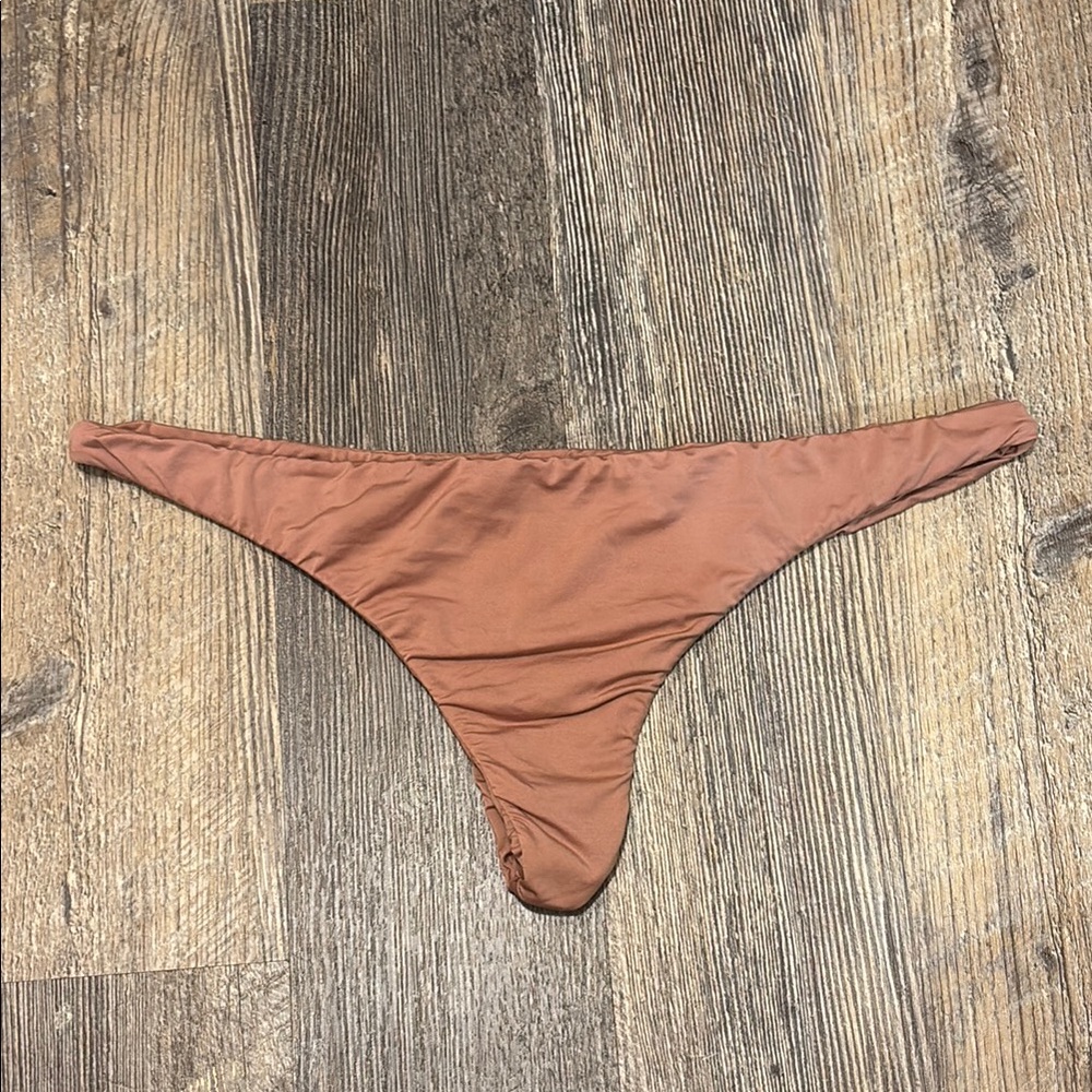 High-Cut Brown Women's Bikini Bottom